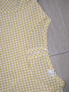 Cute Yellow checked Pinteresty Picnic MiniDress