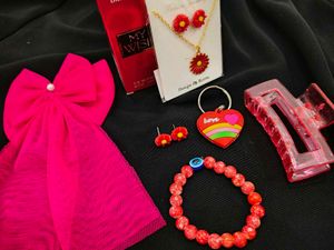 Red Accessory Bundle: Y2K Vibes!