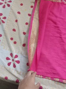 Pink Printed Kurta Set