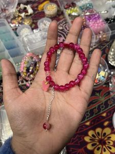 Butterfly Charm Beaded Bracelet