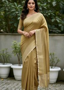 New packed Elegant Soft Banarasi  Saree
