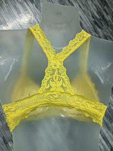 Yellow Tank 💚 Bra Very Beautiful Look