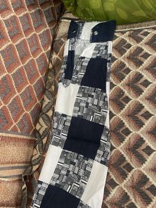 Abstract Print Button-Down Shirt