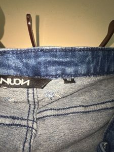 Blue Denim Shorts - Westside