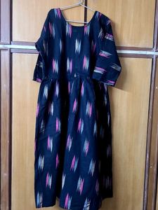XL Black Printed Kurta🖤
