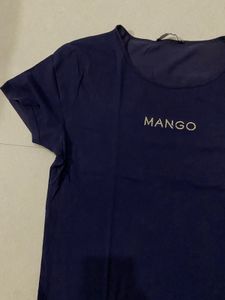 Mango Navy Blue Tee/ T-shirt