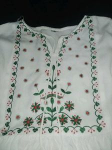 Trendy Tie-Front Print Top Combo