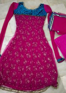 Dimond Work Anarkali Dress
