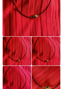 Elegant Black Beaded Necklace