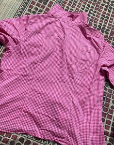 Pink Checkered Cute Shirt For Women’s