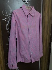 Men’s Striped Pink Shirt