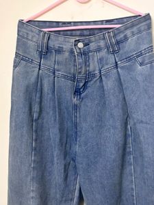 Wide Leg Denim Jeans