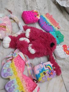 Poppet Bag And Furry Sling