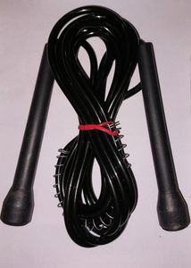New Black Skipping Rope With SPRING