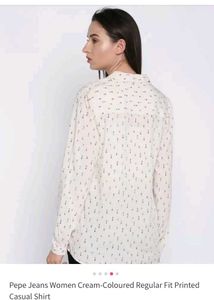Pepe Jeans Cream Regular Fit Top