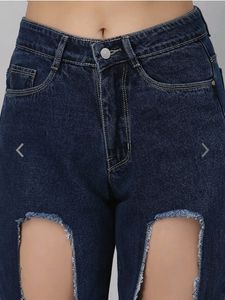 Sale 🔥 Branded Denim Blue Distressed High Rise