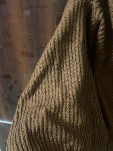 Stylish Brown Knit Jacket