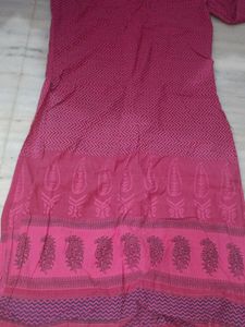 Three Fourth Formal Straight Kurta