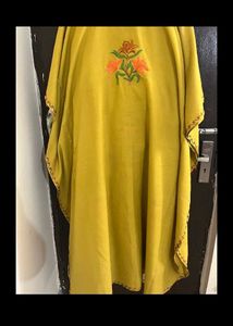 Embroidered Yellow Kaftan