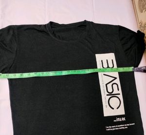 Round Neck T-shirt (Black) Men&amp;Women