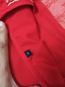 Red Embroidered Kurta❤
