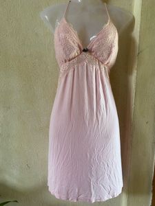 Victoria Secret Pink Lace Nightgown