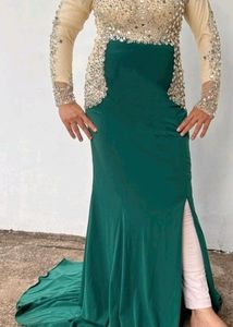 Party Wear Gown.with Duppatta