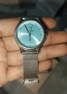 Stylish Blue Dial Watch