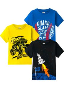 Kuchipoo Boys Printed CottonBlend Regular T-Shirt