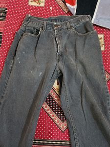 Relaxed Fit Grey Denim