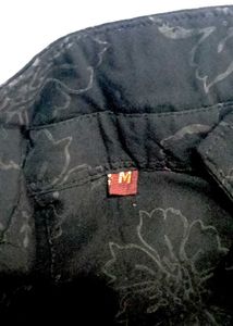 Black Patterned Shirt