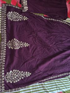 Purple Embellished Dress