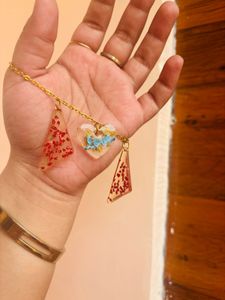 Love Bracelet Of 3 Resin Charms