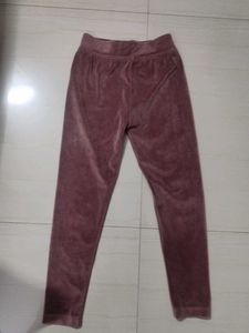 Floral Print Long Sleeve Top With Velvet Bottom