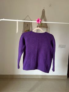 Purple Knit Sweater