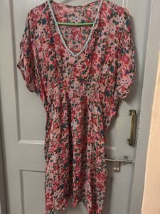 Floral Print Mini Dress