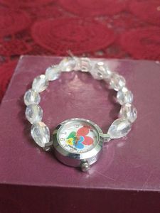 Crystal Beaded Bracelet Watch
