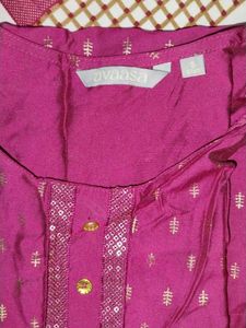 Women Short Pink Kurti