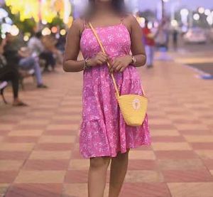 Pink Floral Sundress