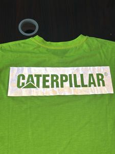 CATERPILLAR  Neon Reflector Green T-Shirt