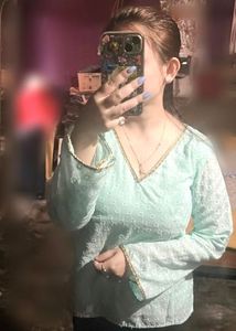 Elegant Embroidered Kurta Top