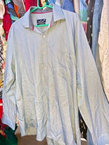 Men's Patterned Casual Shirt XXL 44 cm