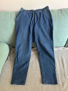 Blue Denim Joggers