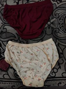 Panties - Maroon &amp; Floral