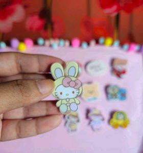 Kawaii Pin Set - Cute Decals