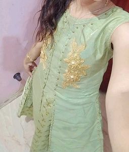 Elegant Ethnic Gown with Embroidery