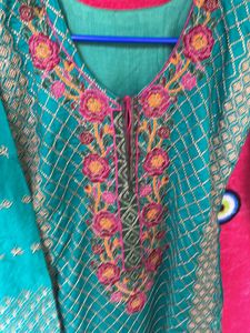 Kurtha (Cotton) Peacock Green
