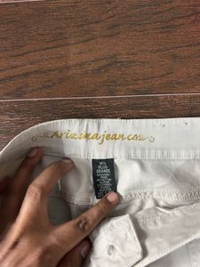 White Cargo Pants