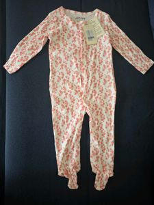 new with tag Floral Print Baby Romper