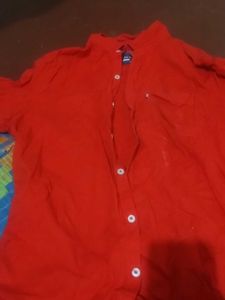 Red Casual Shirt